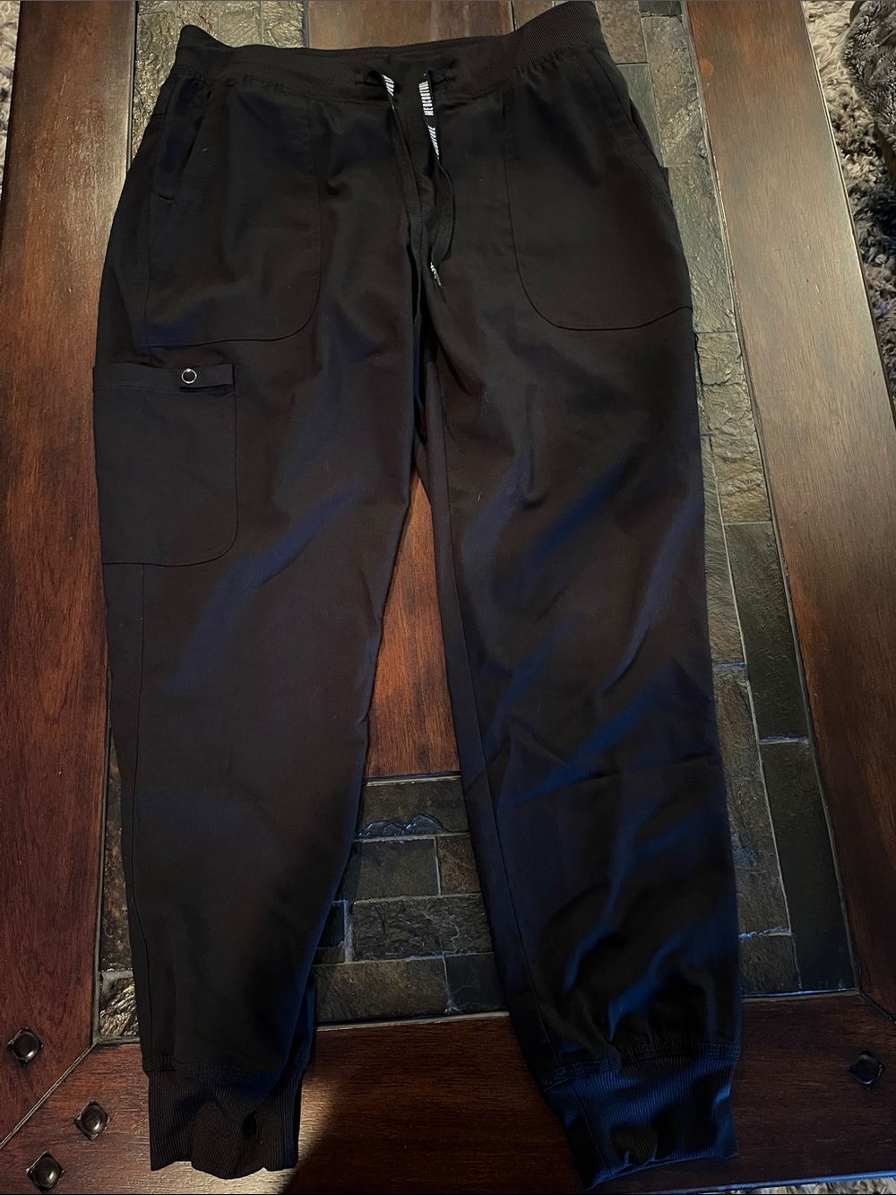 Med Couture Black Track Joggers